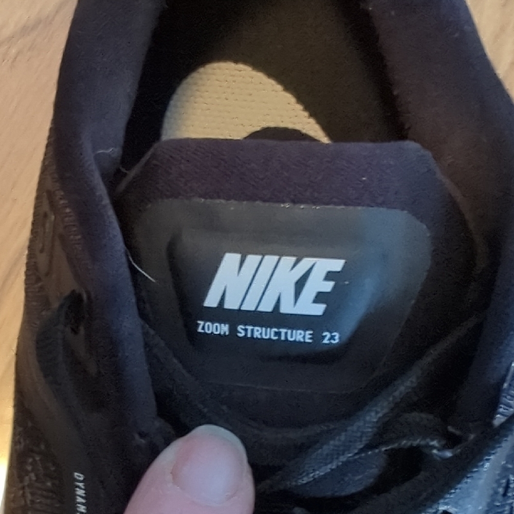 Nike Women's Black Athletic Shoes with White Accents - Picture 2 of 8